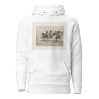 Arrest of a Blackfeet murderer by Frederic Remington Hoodie
