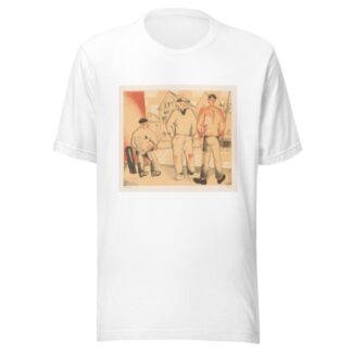 Drie vissers aan de kade by Jean-Émile Laboureur T-Shirt