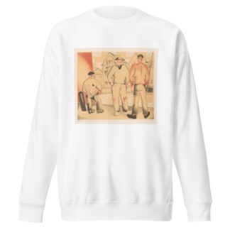 Drie vissers aan de kade by Jean-Émile Laboureur Sweatshirt