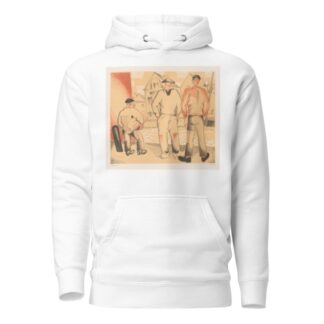 Drie vissers aan de kade by Jean-Émile Laboureur Hoodie