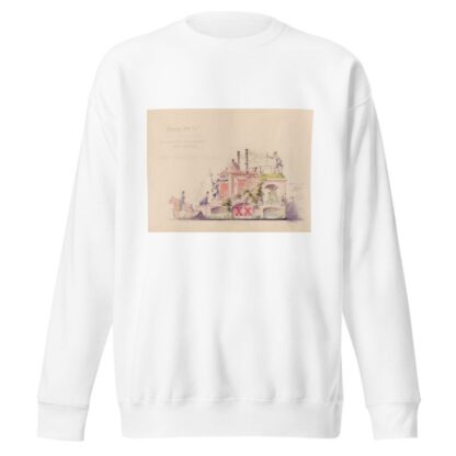 Char du XXe arrondissement – Père Lachaise – Four crématoire – Bassin de la Dhuis by Jean Crotat Sweatshirt