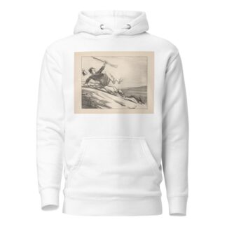 Hunting and fishing Pl.12 by Honoré Daumier Hoodie