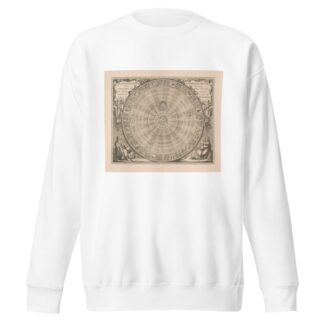 Hemelkaart van het stelsel van Copernicus Planisphaerium Copernicanum by Peter Schenk the Elder Sweatshirt
