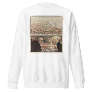 At the keyboard by Udo Keppler Sweatshirt
