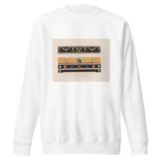 Ornamente aller klassischen Kunst-Epochen nach den Originalien in ihren eigenthümlichen Farben Pl.040 by Wilhelm Zahn Sweatshirt