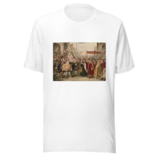 King Henry IV, pt. 2, V, 5, denouncement of Falstaff by the King by James Stephanoff T-Shirt