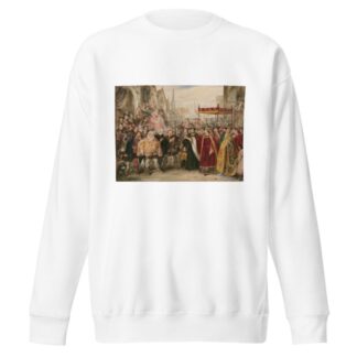 King Henry IV, pt. 2, V, 5, denouncement of Falstaff by the King by James Stephanoff Sweatshirt