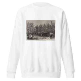 Picking Peaches in Delaware by Winslow Homer Sweatshirt
