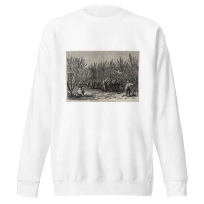 Picking Peaches in Delaware by Winslow Homer Sweatshirt