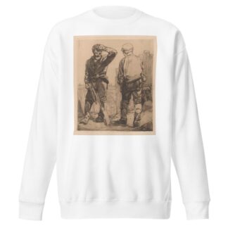 Twee arbeiders by Johannes Josephus Aarts Sweatshirt