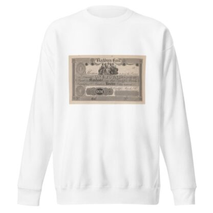 Blackburn Bank one pound note by Perkins & Heath Sweatshirt