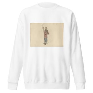 A malefactor chained to an iron bar by George Henry Mason Sweatshirt