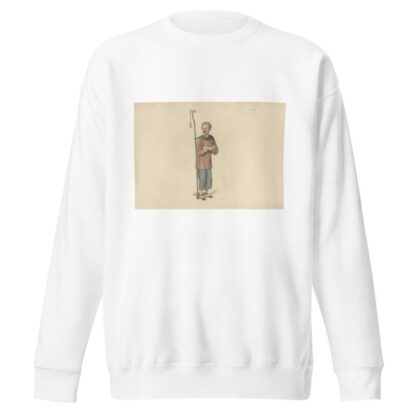 A malefactor chained to an iron bar by George Henry Mason Sweatshirt