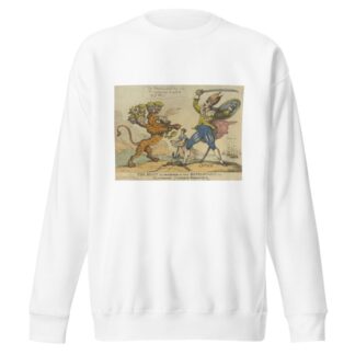The beast as described in the Revelations, chap 13. Resembling Napoleon Buonaparte by Thomas Rowlandson Sweatshirt