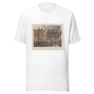 Herald’s College, The Hall by Thomas Rowlandson T-Shirt