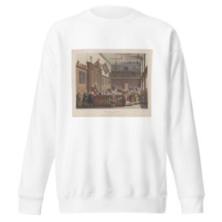 Herald’s College, The Hall by Thomas Rowlandson Sweatshirt