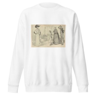 Studies in expression, the ‘chorus girl’s’ visit home by Charles Dana Gibson Sweatshirt