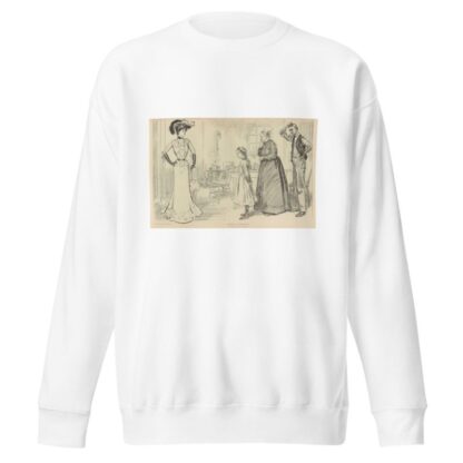 Studies in expression, the ‘chorus girl’s’ visit home by Charles Dana Gibson Sweatshirt