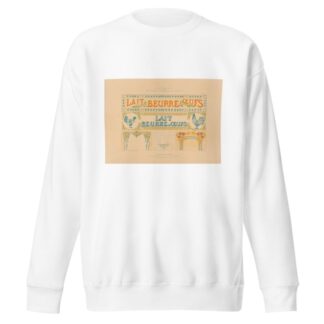 Lait, Beurre et Oeufs by Henry Guédy Sweatshirt