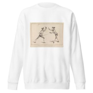 Position Aprés Avoir Desarmé sur le Coup de Quarte by James Gwin Sweatshirt