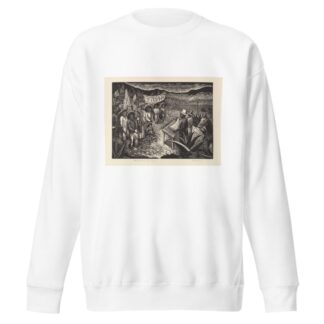 Distribution of Land by Luis Arenal Sweatshirt