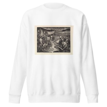 Distribution of Land by Luis Arenal Sweatshirt