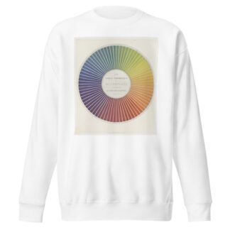Des couleurs et de leurs applications aux arts industriels à l’aide des cercles chromatiques pl 06 by Michel Eugène Chevreul Sweatshirt