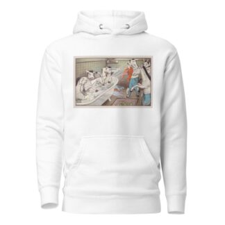 ‘And three or four with hearty cheer, jumped in like folly frogs’ by Peter Newell Hoodie