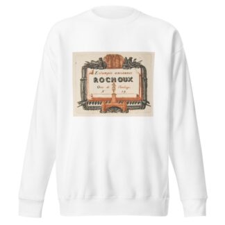 Address-card of the printseller, Rochoux by Charles Meryon Sweatshirt
