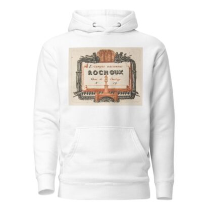 Address-card of the printseller, Rochoux by Charles Meryon Hoodie