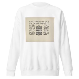 Beispiele kunstlerischer Schrift Pl.061 by Rudolf von Larisch Sweatshirt