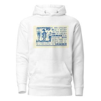 Dans mon cotillon qu’y met-on by Anonymous Hoodie