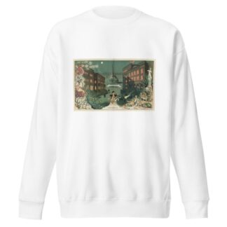 Three monuments by Friedrich Graetz Sweatshirt