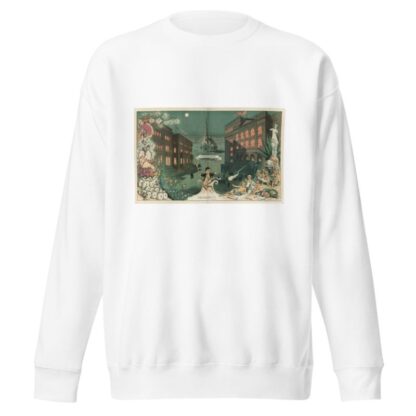 Three monuments by Friedrich Graetz Sweatshirt