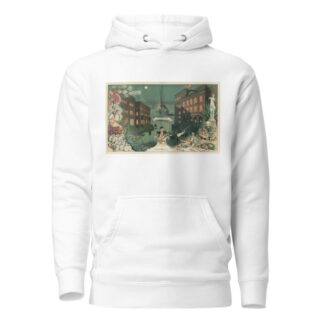 Three monuments by Friedrich Graetz Hoodie