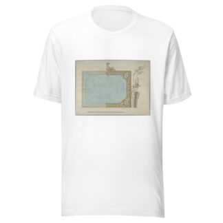 Design for a Oblong Mirror with Sconces by John Yenn T-Shirt