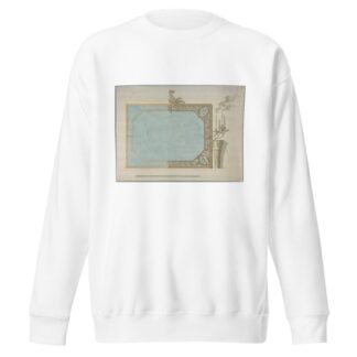 Design for a Oblong Mirror with Sconces by John Yenn Sweatshirt