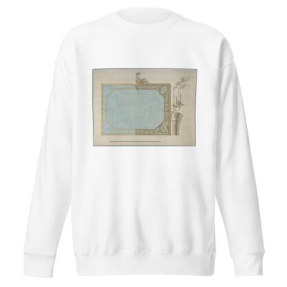 Design for a Oblong Mirror with Sconces by John Yenn Sweatshirt