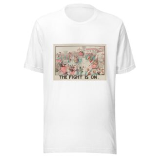 The Fight Is On by Carey Cartoon Service T-Shirt