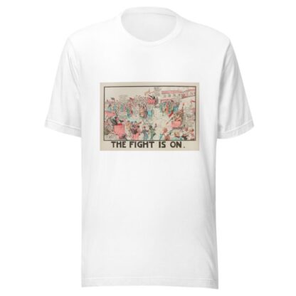 The Fight Is On by Carey Cartoon Service T-Shirt