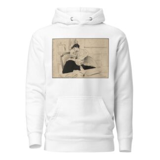 Elle – Comme c’est la fête à sa p’tite louloute, le gros chéri va aller passer un mois à la chasse, pour lui faire plai by Fernand Louis Gottlob Hoodie