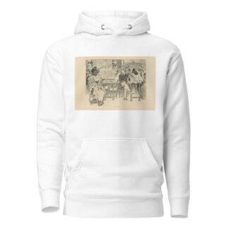 Le chat noir by Charles Dana Gibson Hoodie