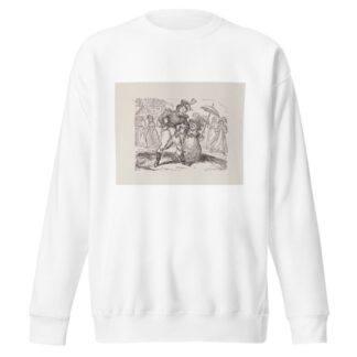 Illustrations for The Universal songster Pl.16 by George Cruikshank Sweatshirt