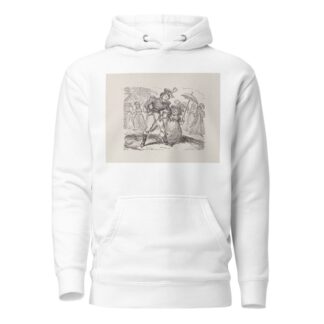 Illustrations for The Universal songster Pl.16 by George Cruikshank Hoodie