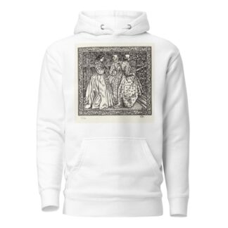 Drie vrouwen in een tuin by Lucien Pissarro Hoodie