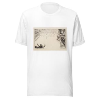 Theodore Roosevelt as a king, watching a ballet performance by a group of men in women’s costumes by William Henry Walker T-Shirt