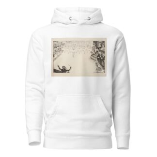 Theodore Roosevelt as a king, watching a ballet performance by a group of men in women’s costumes by William Henry Walker Hoodie