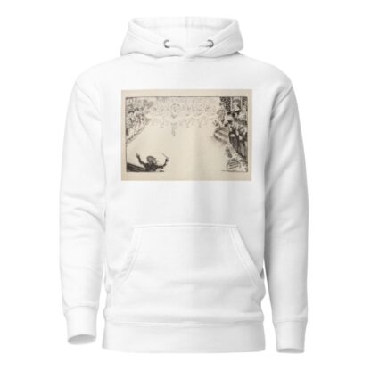 Theodore Roosevelt as a king, watching a ballet performance by a group of men in women’s costumes by William Henry Walker Hoodie