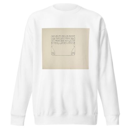 Beispiele kunstlerischer Schrift Pl.052 by Rudolf von Larisch Sweatshirt