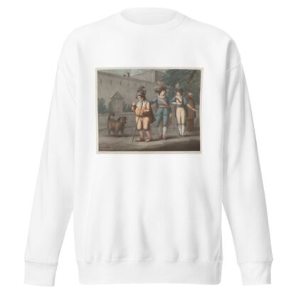 Launce Teaching his Dog Crab to behave as a Dog in all things – ‘The Two Gentlemen of Verona,’ Act IV, Scene IV by Henry William Bunbury Sweatshirt